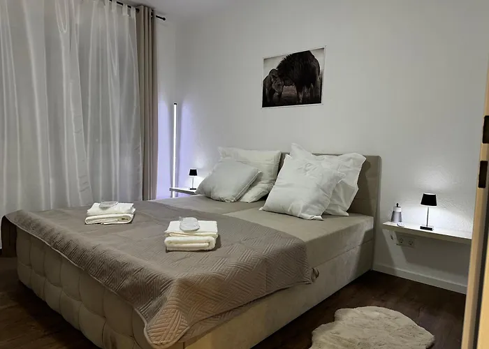 شقة Moderne In Ideal Fuer Familien Und Monteure Bis 6 Personen *