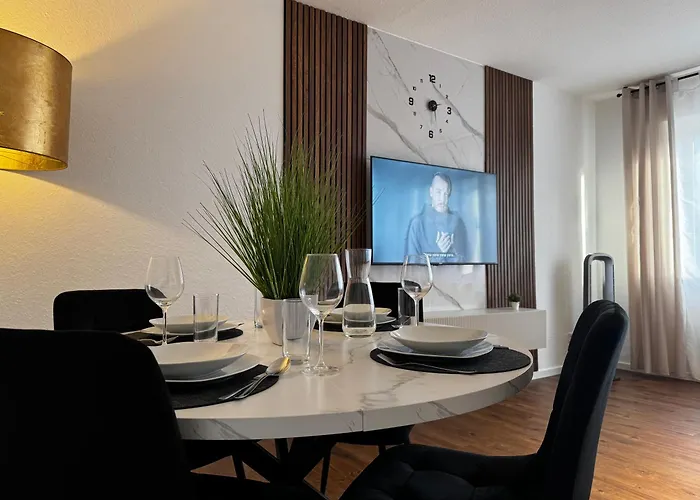 公寓 Moderne In Ideal Fuer Familien Und Monteure Bis 6 Personen *